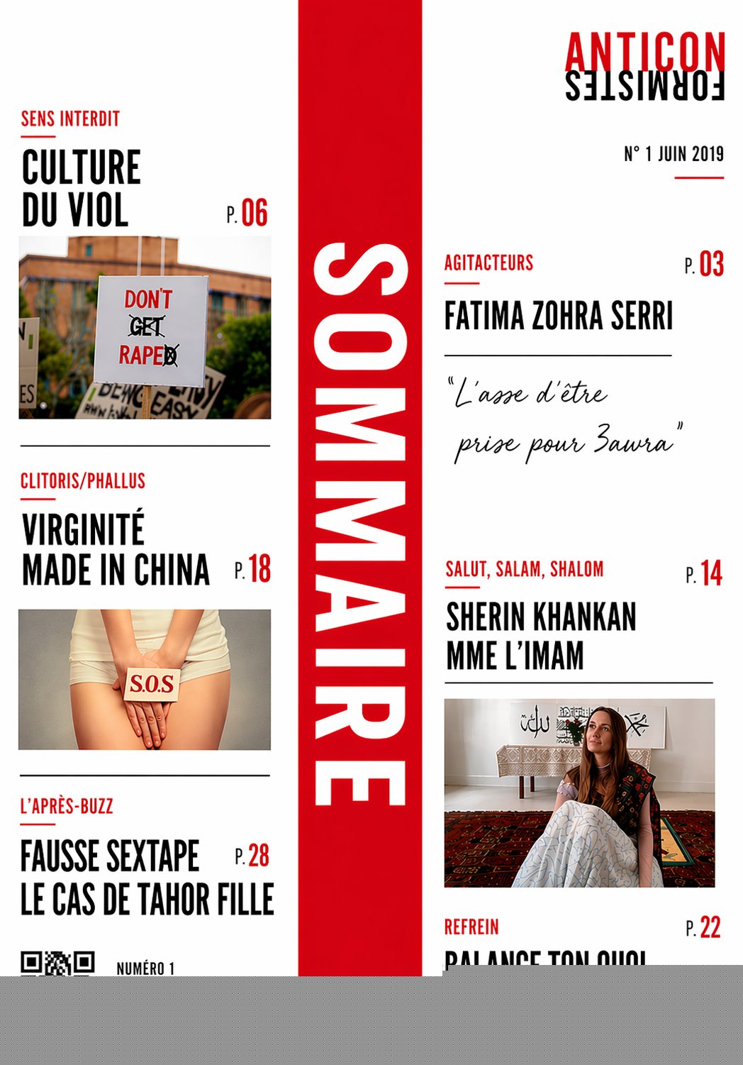 ANTICONFORMISTES N°1 sommaire